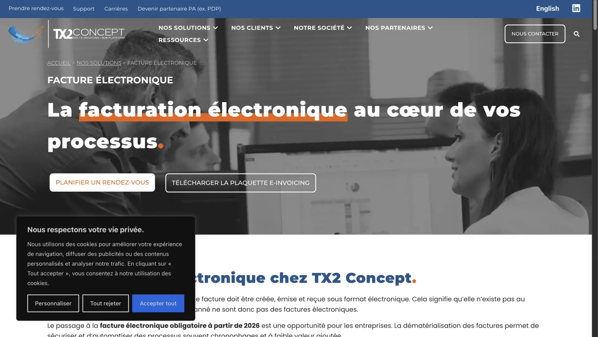 Interface de gestion TX2 Cloud : une vue centralisée sur tous vos flux EDI et factures Interface de gestion TX2 Cloud : une vue centralisée sur tous vos flux EDI et factures